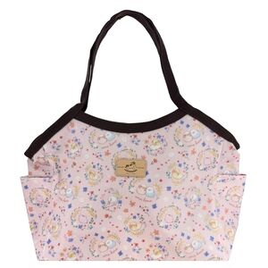 Waterproof Floral Birds Trapeze Tote Shoulder Bag Cute Handmade Animal Pattern